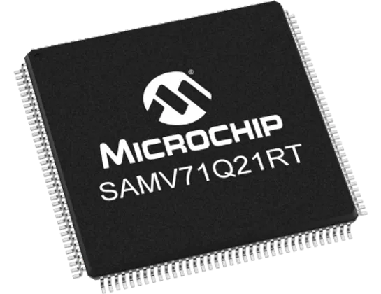 SAMV71Q21 chip